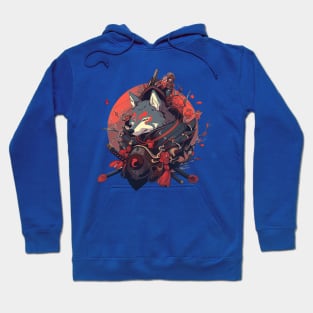 samurai dog Hoodie